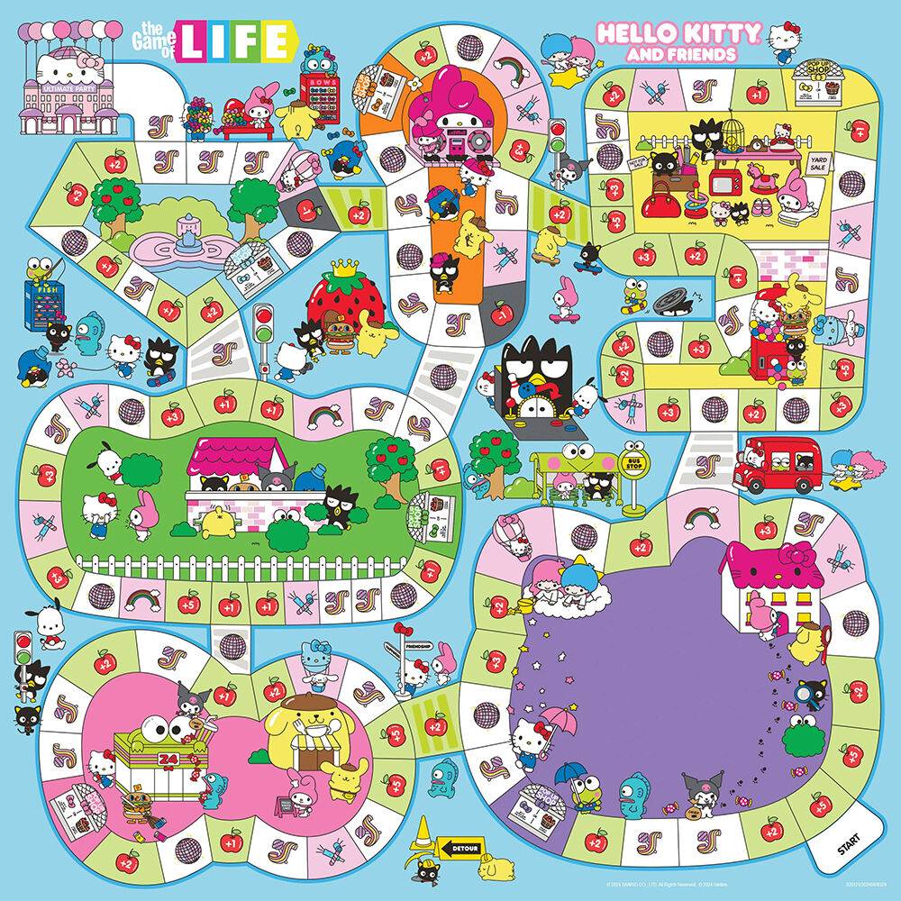 USAopoly LIFE: Hello Kitty and Friends - English Edition