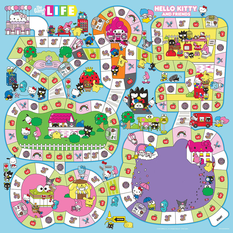 USAopoly LIFE: Hello Kitty and Friends - Édition anglaise
