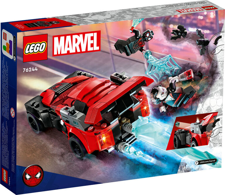 LEGO Marvel Miles Morales vs. Morbius 76244 Building Toy Set (220 Pieces)