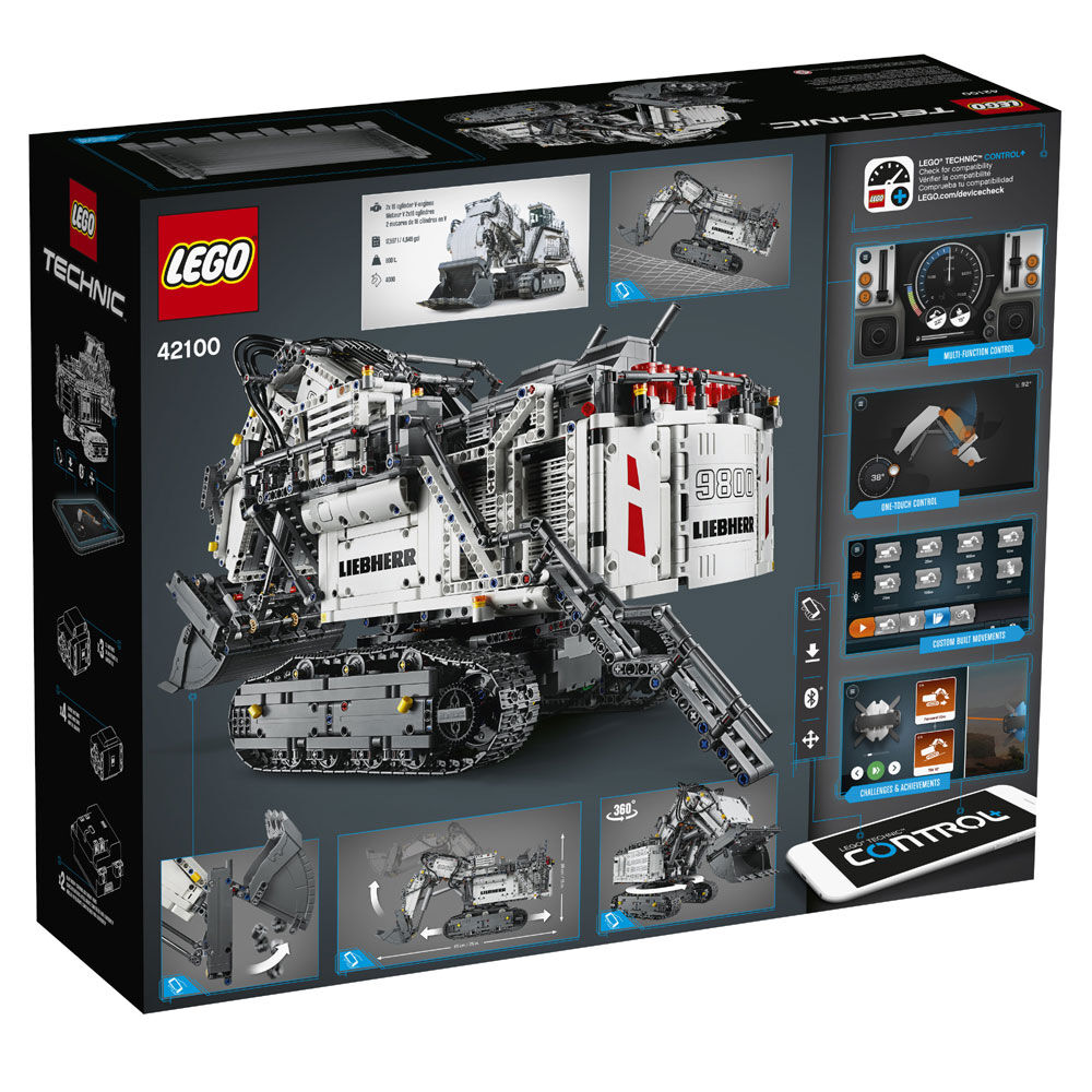 LEGO Technic Liebherr R 9800 Excavator 42100 4108 pieces Toys R Us Canada