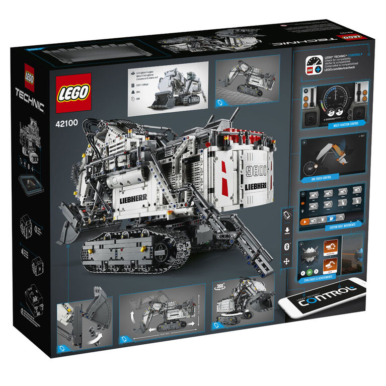 LEGO Technic La pelleteuse Liebherr R 9800 42100 (4108 pièces)