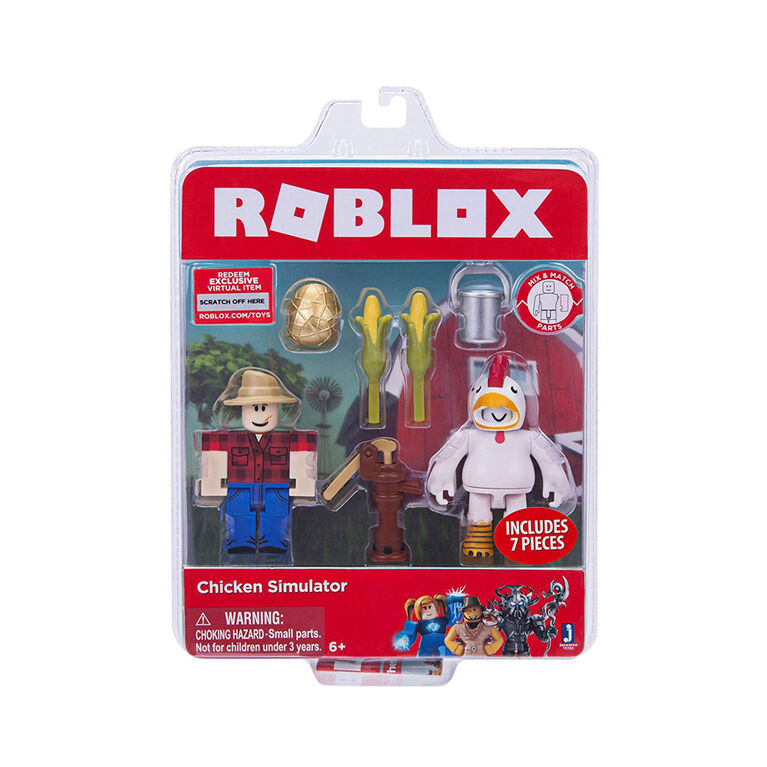 Roblox Chicken Simulator Game Pack Toys R Us Canada - dolls accessories dolls accessories roblox chicken
