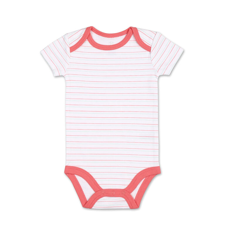 Combinaison à manches courtes Summer Girl en paquet de 4 de Koala Baby, Nouveau-né