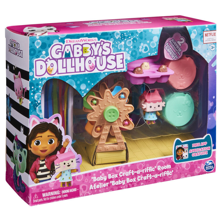 Gabby's dollhouse gabby's kitty karaoke figurine et chat