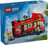 LEGO City Red Double-Decker Sightseeing Bus Toy, London Bus, 60407