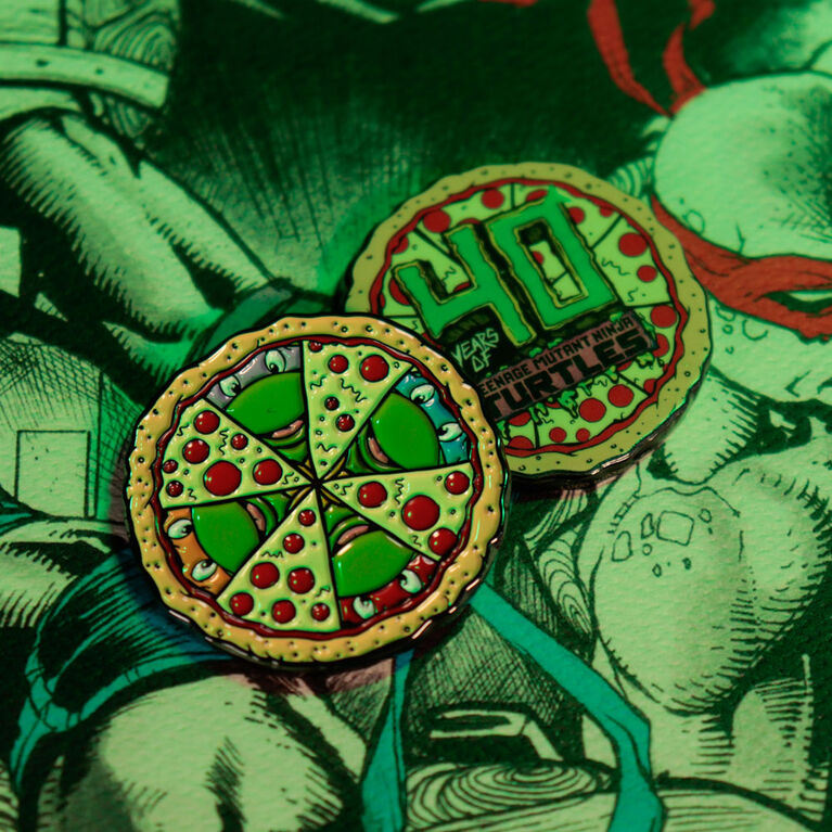 Pi&egrave;ce de collection &Eacute;dition Limit&eacute;e des Tortues Ninja Ados Mutantes - 40e Anniversaire