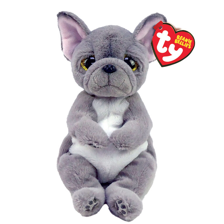 Ty Beanie Bellies - WILFRED - Chien ventre gris