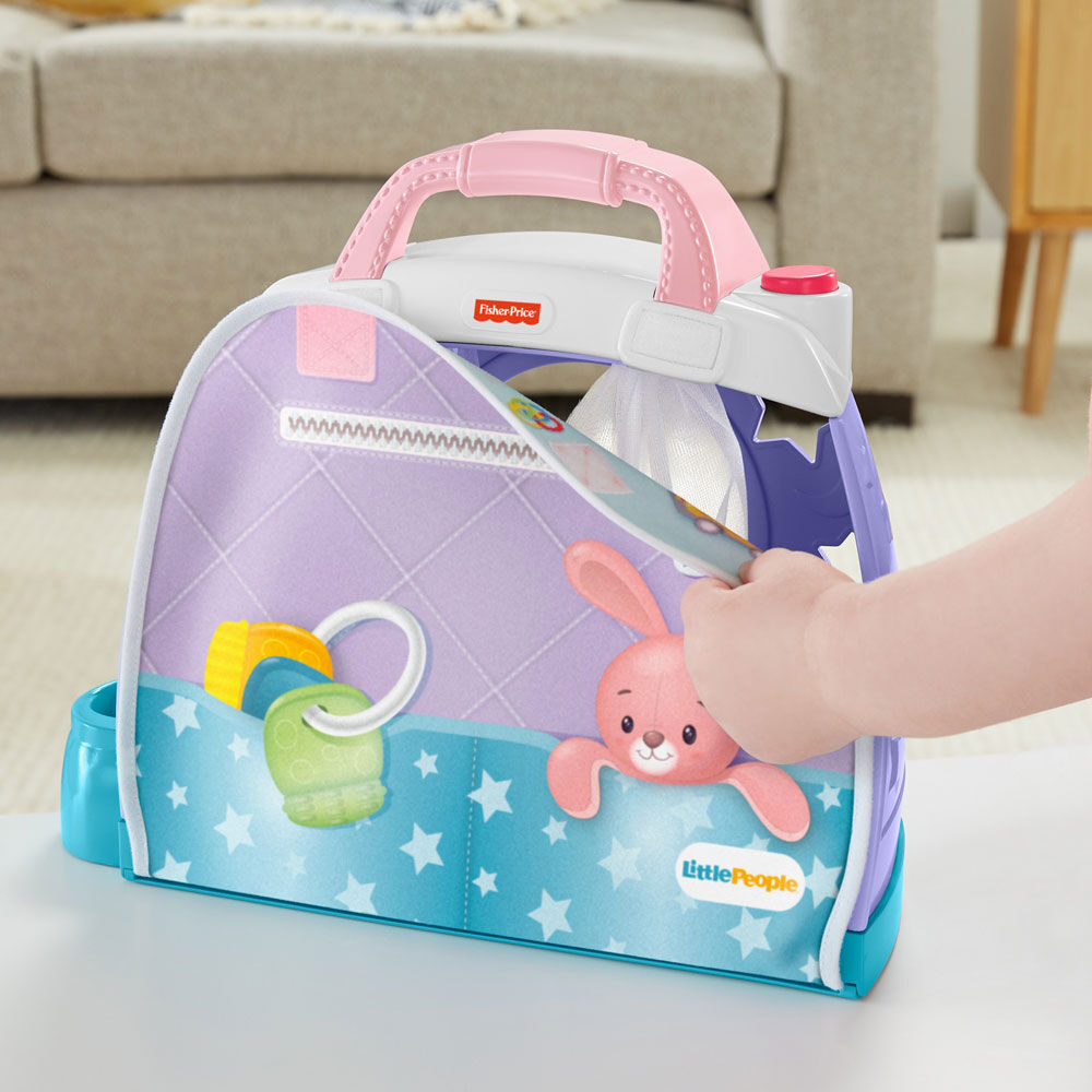 little people cuddle and play nursery