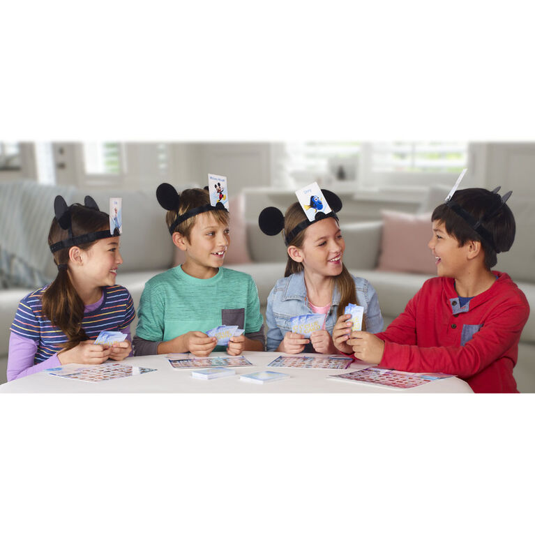 HedBanz Disney, Jeu de devinettes sur le thème de Disney - Édition anglaise - les motifs peuvent varier