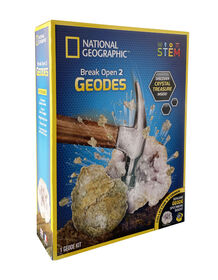 National Geographic Break open 2 Geodes