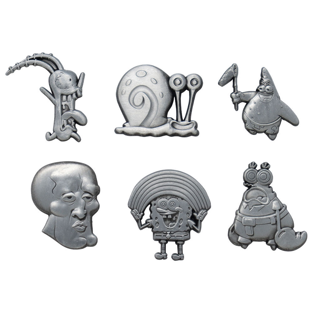 SpongeBob SquarePants Limited Edition Set of 6 Pin Badges