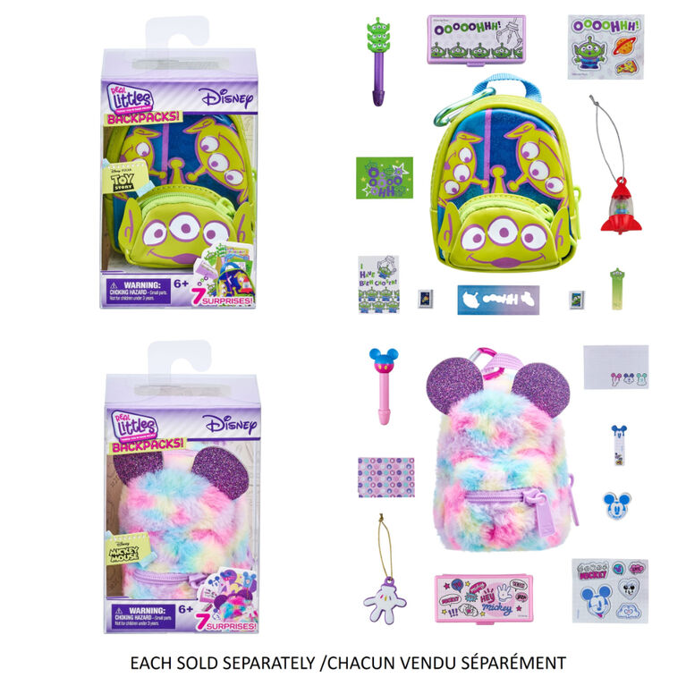 Real Littles - Disney Backpack (One Style Selected At Random)