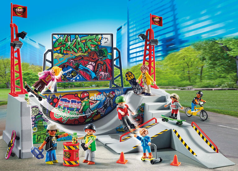 Playmobil - Skatepark et rampe - Notre exclusivité