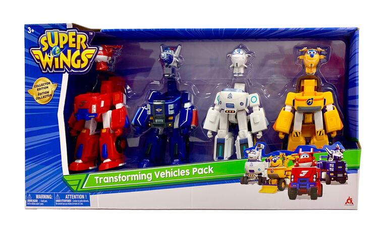 Super Wings Transforming Vehicles 4-pack