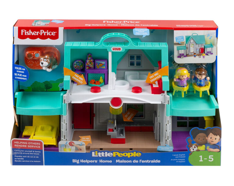 Fisher-Price - Little People - Maison de l'entraide - Édition bilingue