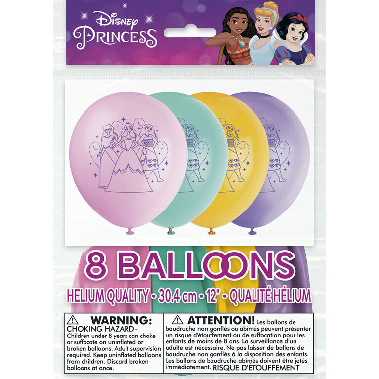 Princess 12" Ballons, 8un