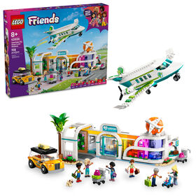 LEGO Friends Heartlake City Airport and Airplane Building Toy - Pretend Play Set with 7 Minidolls - 42656