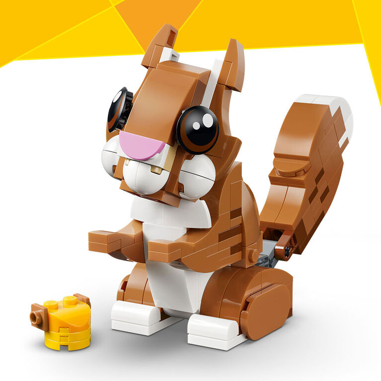 LEGO Creator 3 in 1 Cute Animals: Playful Puppy Dog Building Toy for Girls & Boys, Ages 8+ - 31382