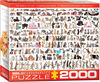 Eurographics Variety 2000 Piece World Of Cats