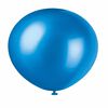 12" Latex Balloons, 8 Pieces - Sapphire Blue