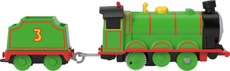 Thomas et ses amis Train jouet motorisé Locomotive Henry avec wagon