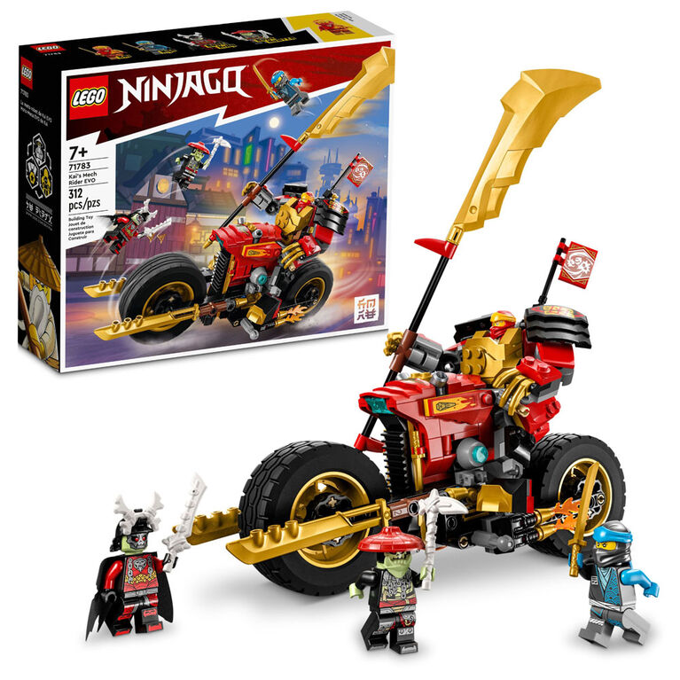 LEGO NINJAGO Kai's Mech Rider EVO 71783 Building Toy Set (312 Pieces)