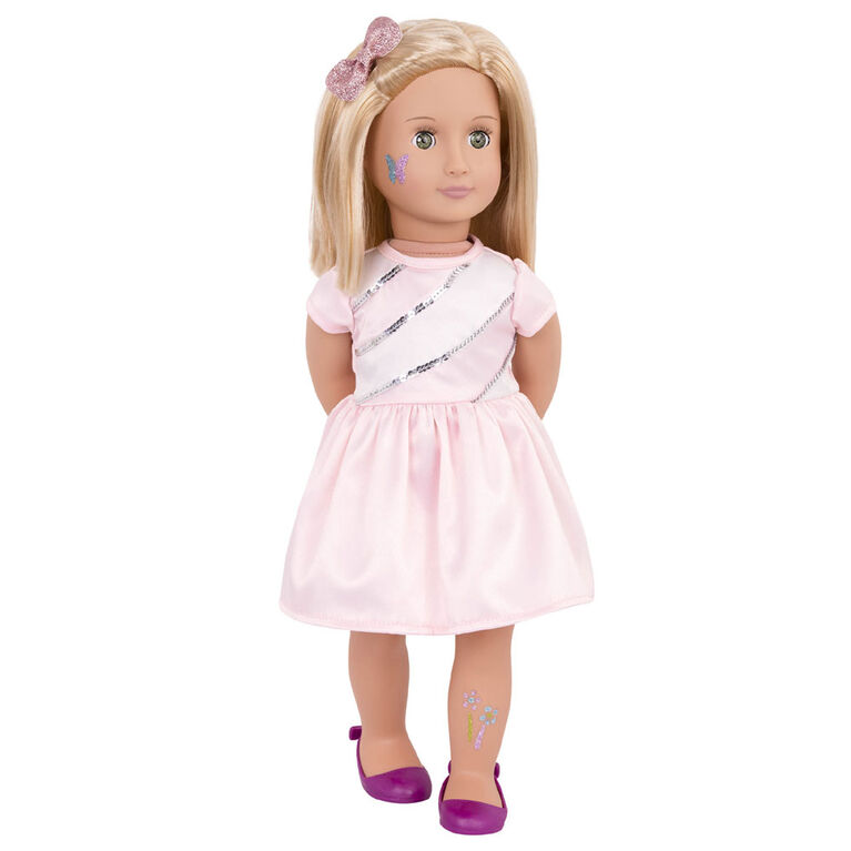 Our Generation, Rosalyn, "My Time To Shine", 18-inch Deco Doll with Glitter Tattoos