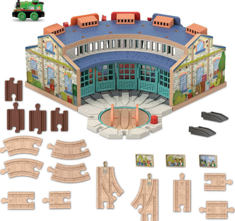 Thomas and Friends Wooden Railway Tidmouth Sheds Starter Train Set