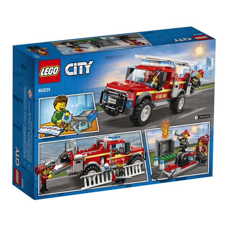 LEGO City Town Le camion du chef des pompiers 60231