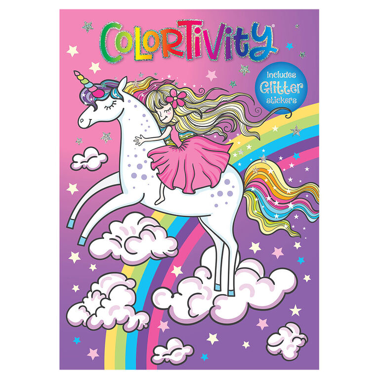 Dreamtivity Unicorn w Glitter Stickers - Édition anglaise