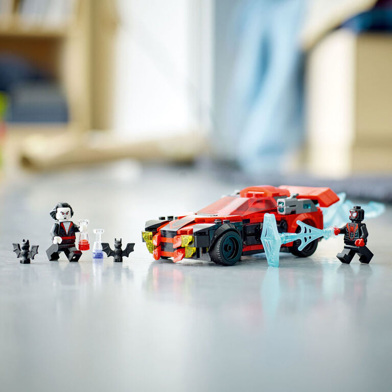 LEGO Marvel Miles Morales contre Morbius 76244; Ensemble de jouets de construction (220 pièces)