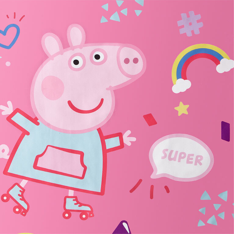 Peppa Pig Window Curtains for Kids, Set of 2 Panels