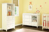 Little Smileys Shelving Unit with Drawers- Pure White