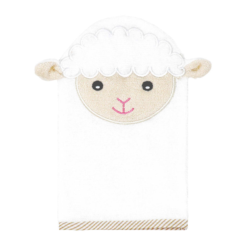 Baby Mode Signature 7 Piece Bath Set: Ivory Lamb