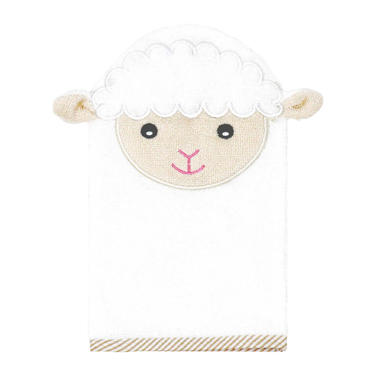 Baby Mode Signature 7 Piece Bath Set: Ivory Lamb