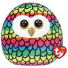 Ty Squish Owen Rainbow Owl 10 inch