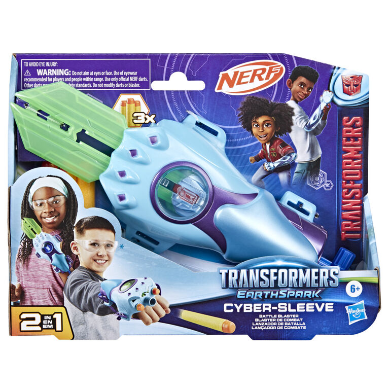 Transformers EarthSpark Cyber-Sleeve Battle Blaster Toy