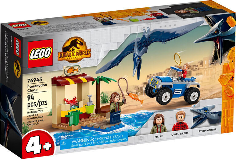 LEGO Jurassic World Pteranodon Chase 76943 Building Kit (91 Pieces)