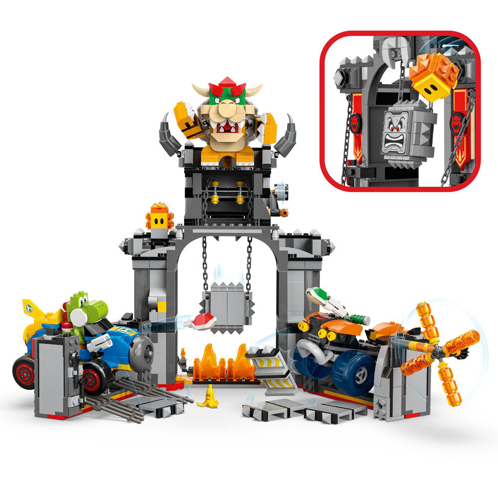 LEGO Super Mario: Mario Kart - Bowser's Castle Building Toy for Kids, Boys & Girls, Ages 9+ - 72039