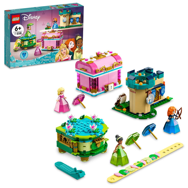 LEGO  Disney Aurora, Merida and Tiana's Enchanted Creations 43203 (558 Pieces)