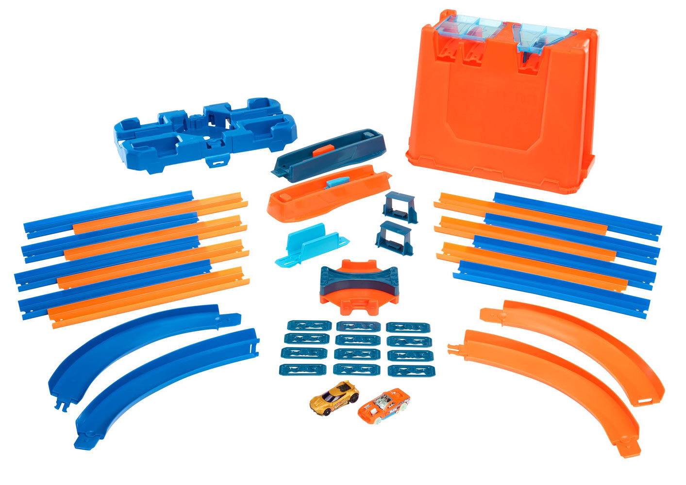 hot wheels track builder stunt box playset