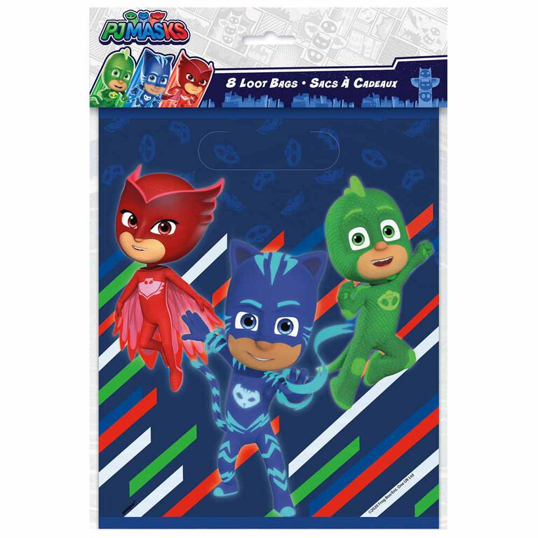 PJ Masks Loot Bags, 8 pieces