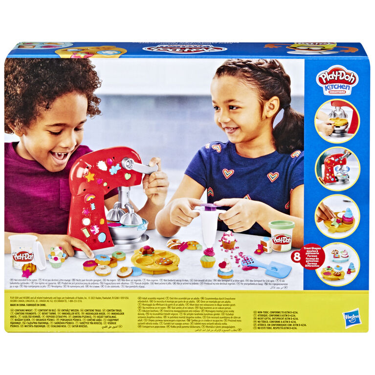 Play-Doh Kitchen Creations, Robot pâtissier, jouet de pâte à modeler avec  accessoires de cuisine factices