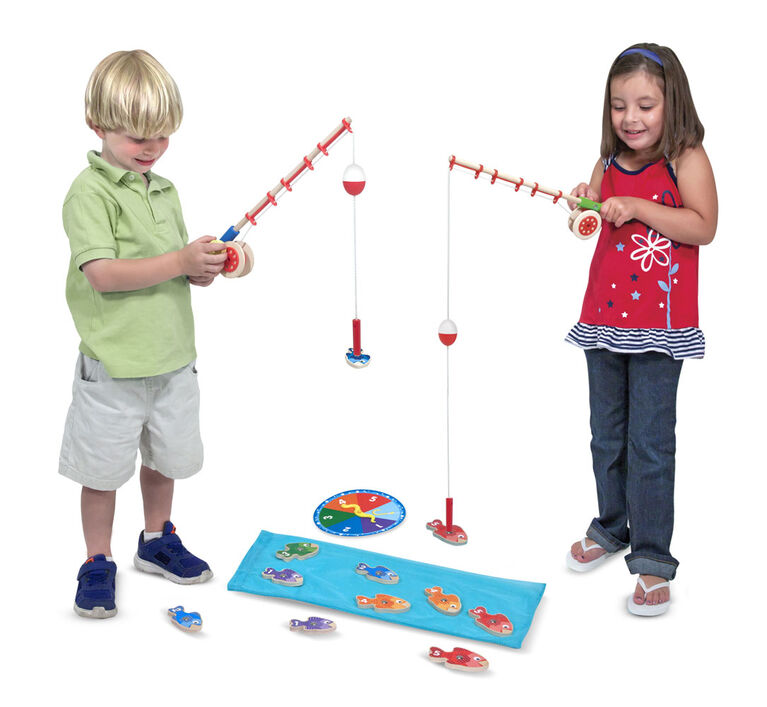 Melissa & Doug - Ensemble de pêche magnétique Attrape et compte - les motifs peuvent varier