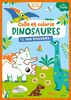 Colle Et Colorie  Dinosaures - French Text