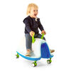 Chillafish Trackie, Rocker, Walker, Ride-On & Play Train All in One, Blue & Lime