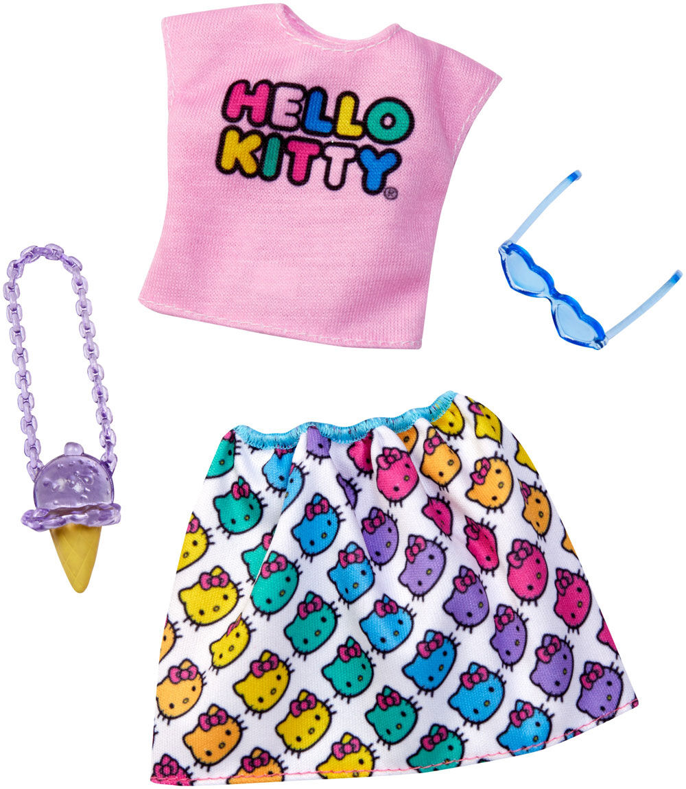 barbie hello kitty fashion packs