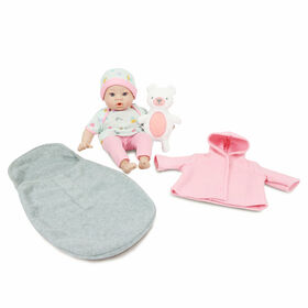 Ensemble Cadeau Poup&eacute;e B&eacute;b&eacute; Li'L Cuddles De 12 Po (30,50 Cm) - Les couleurs et les motifs peuvent varier - une par commande
