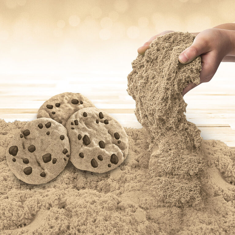 Kinetic Sand Scents, 8oz Light Brown Dough Crazy Scented Kinetic Sand