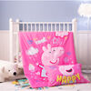 Peppa Pig 3 Piece Toddler Bedding Set with Reversible Comforter, Fitted Sheet and Pillowcase by Nemcor